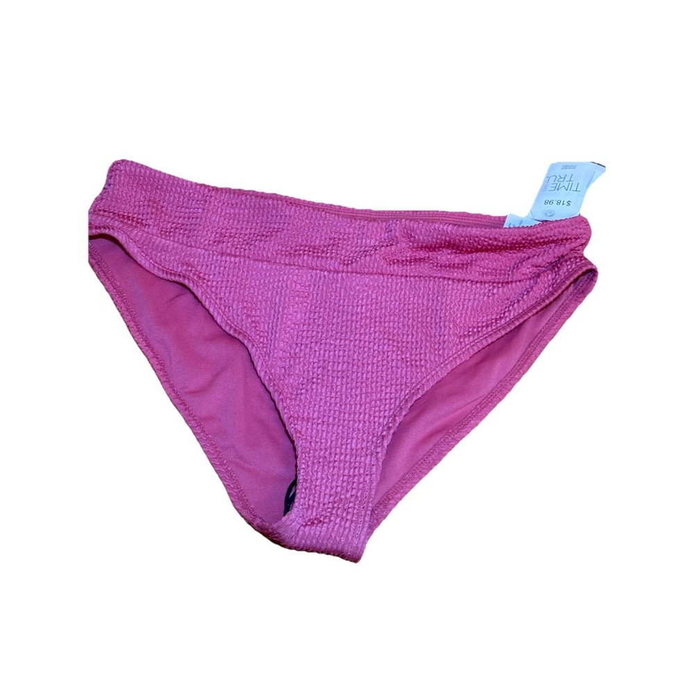 Time And Tru Pink Bikini Swim Bottom Size Large